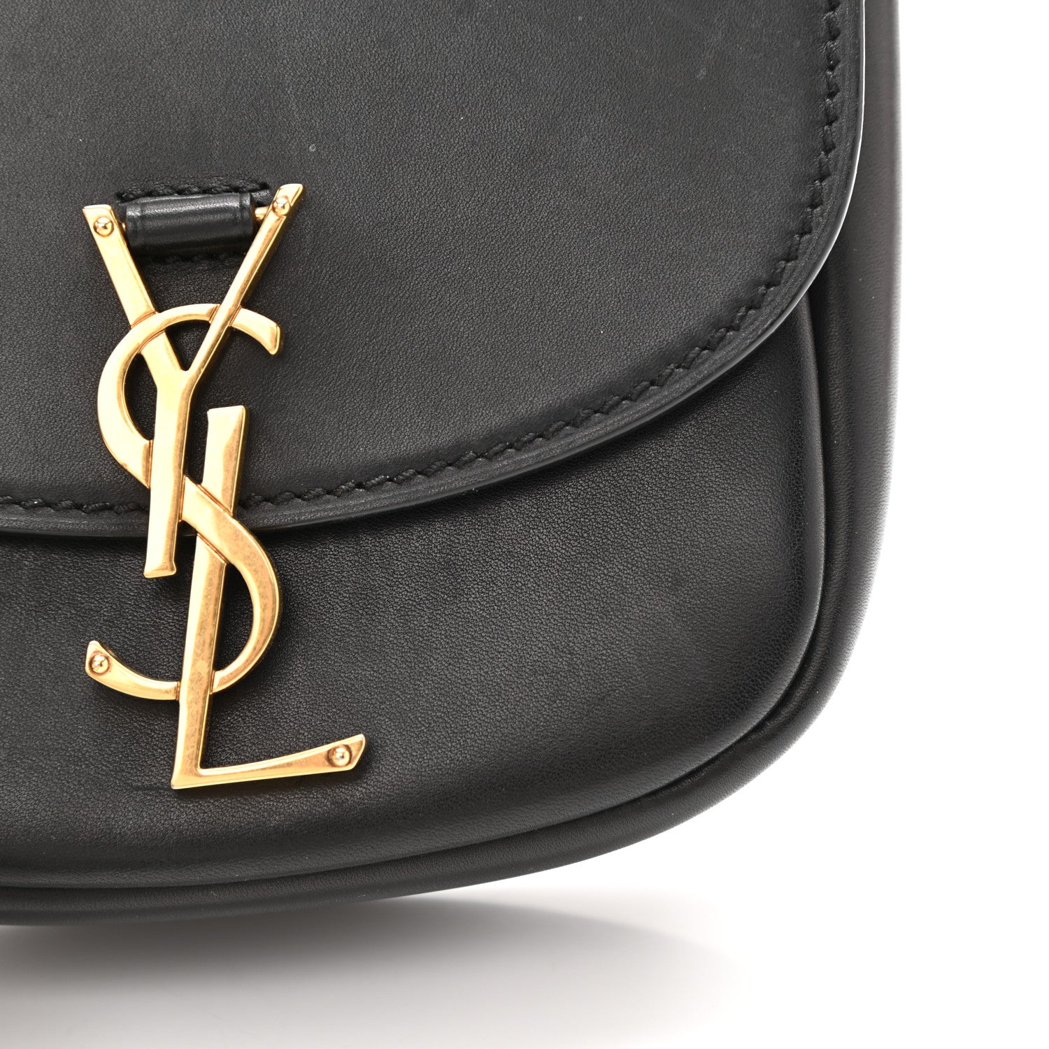 Saint Laurent Smooth Calfskin Mini Classic Monogram Kaia Satchel Black 13 of 16
