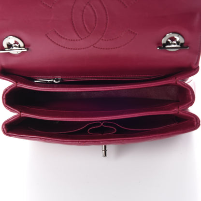 Chanel Lambskin Quilted Small Trendy CC Dual Handle Bag Dark Pink 7 of 9