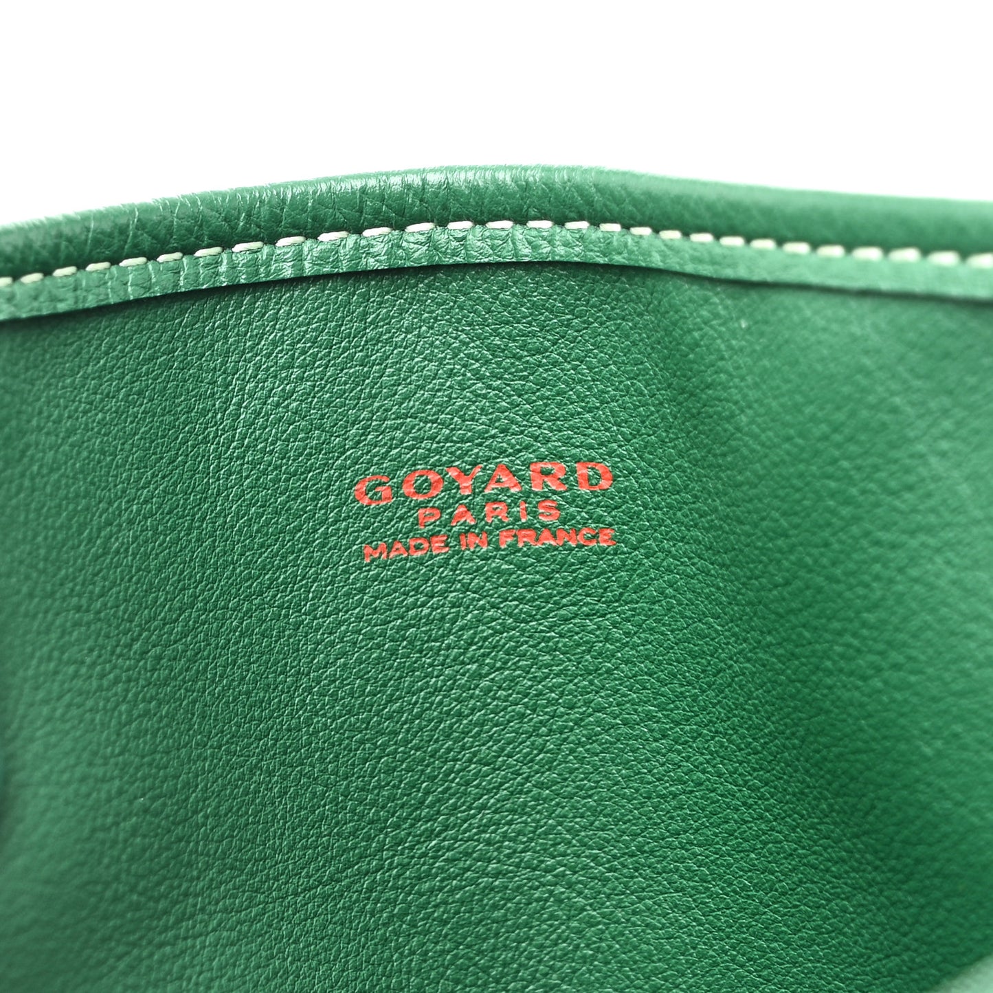 Goyardine Reversible Mini Anjou Green