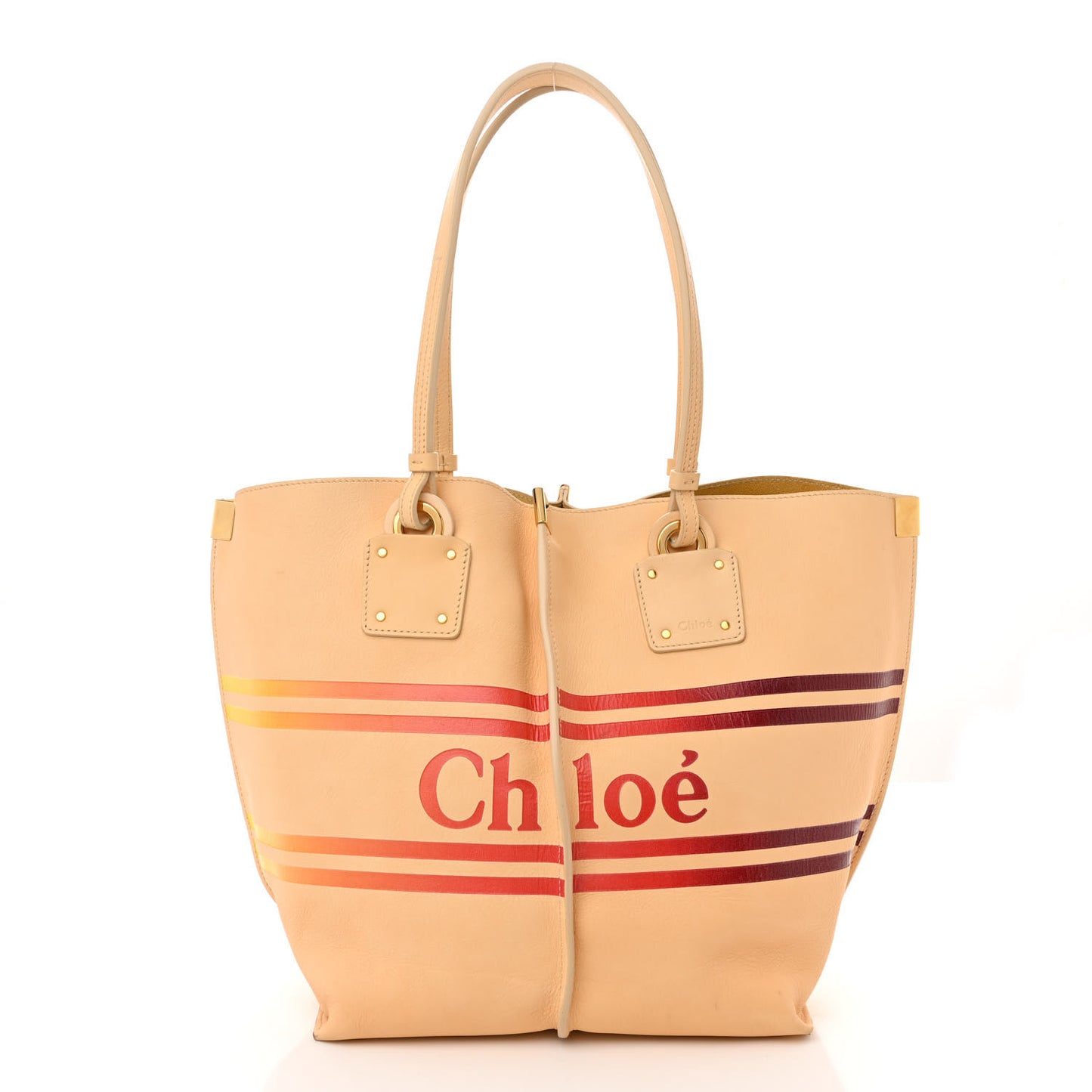 Smooth Calfskin Medium Vick Tote Blondie Beige