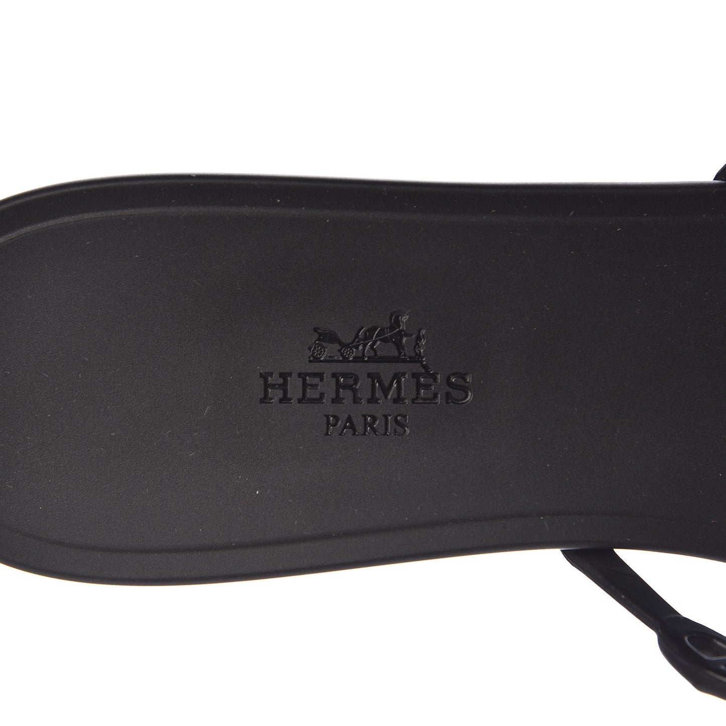 Rubber Chaine d'Ancre Rivage Sandals 40 Black