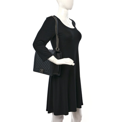 Chanel Caviar Quilted Large Boy Flap Black 2 of 12