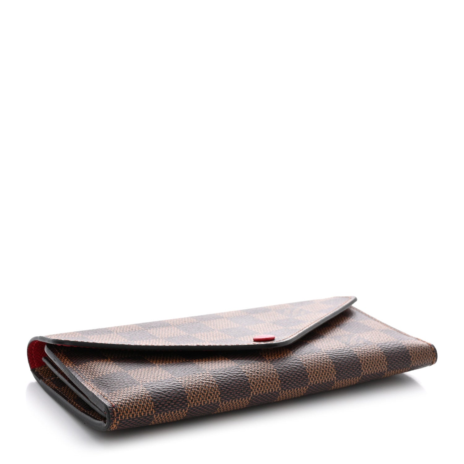 Louis Vuitton Damier Ebene Josephine Wallet Red 4 of 10