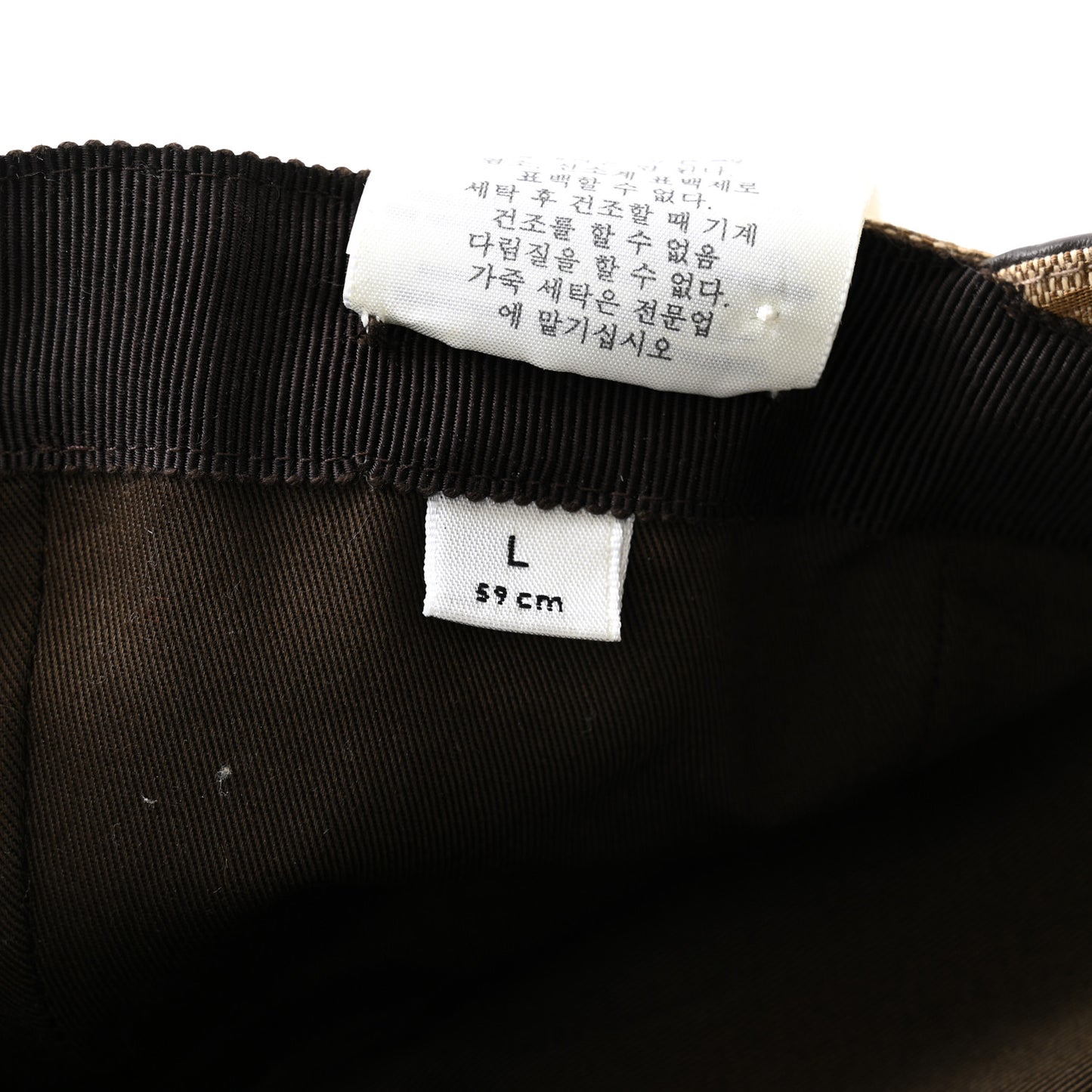 Monogram Web Baseball Hat L Beige Cocoa