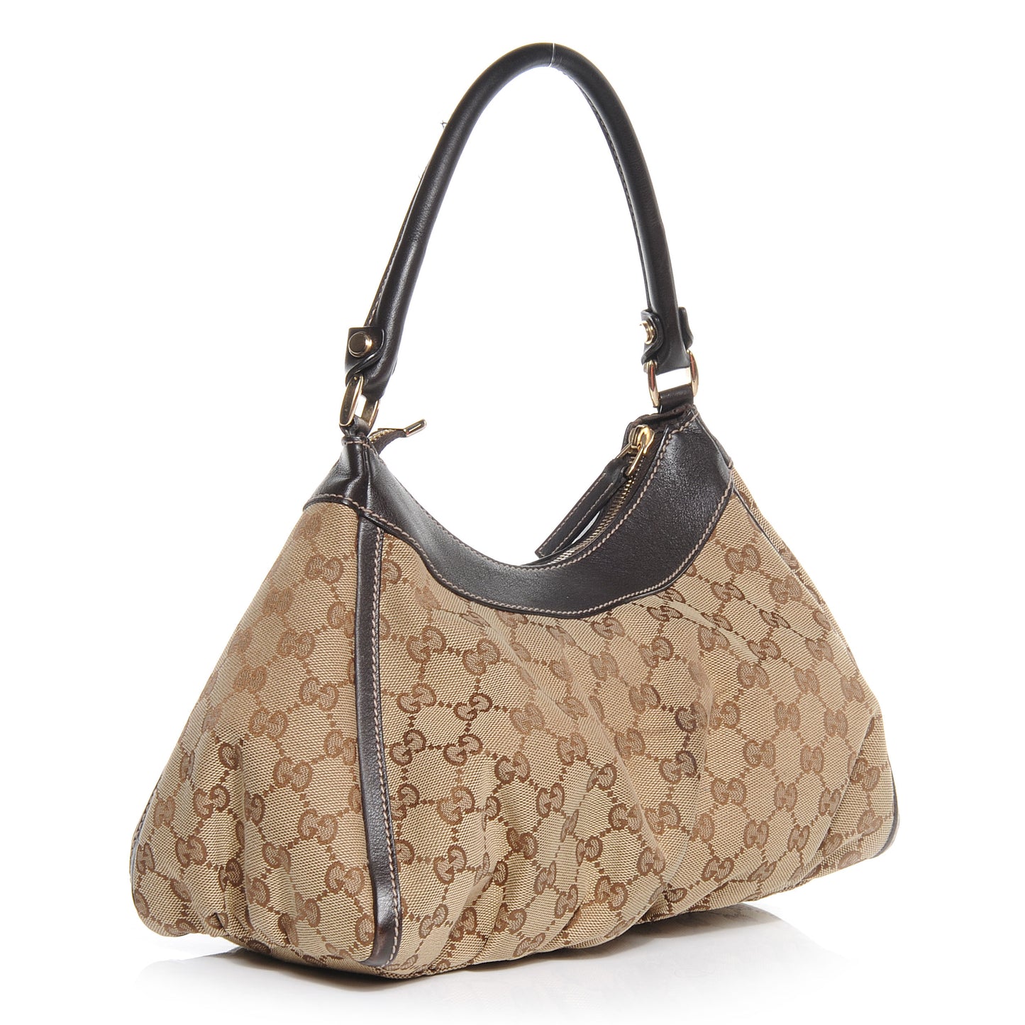 Monogram Medium D Gold Ring Hobo