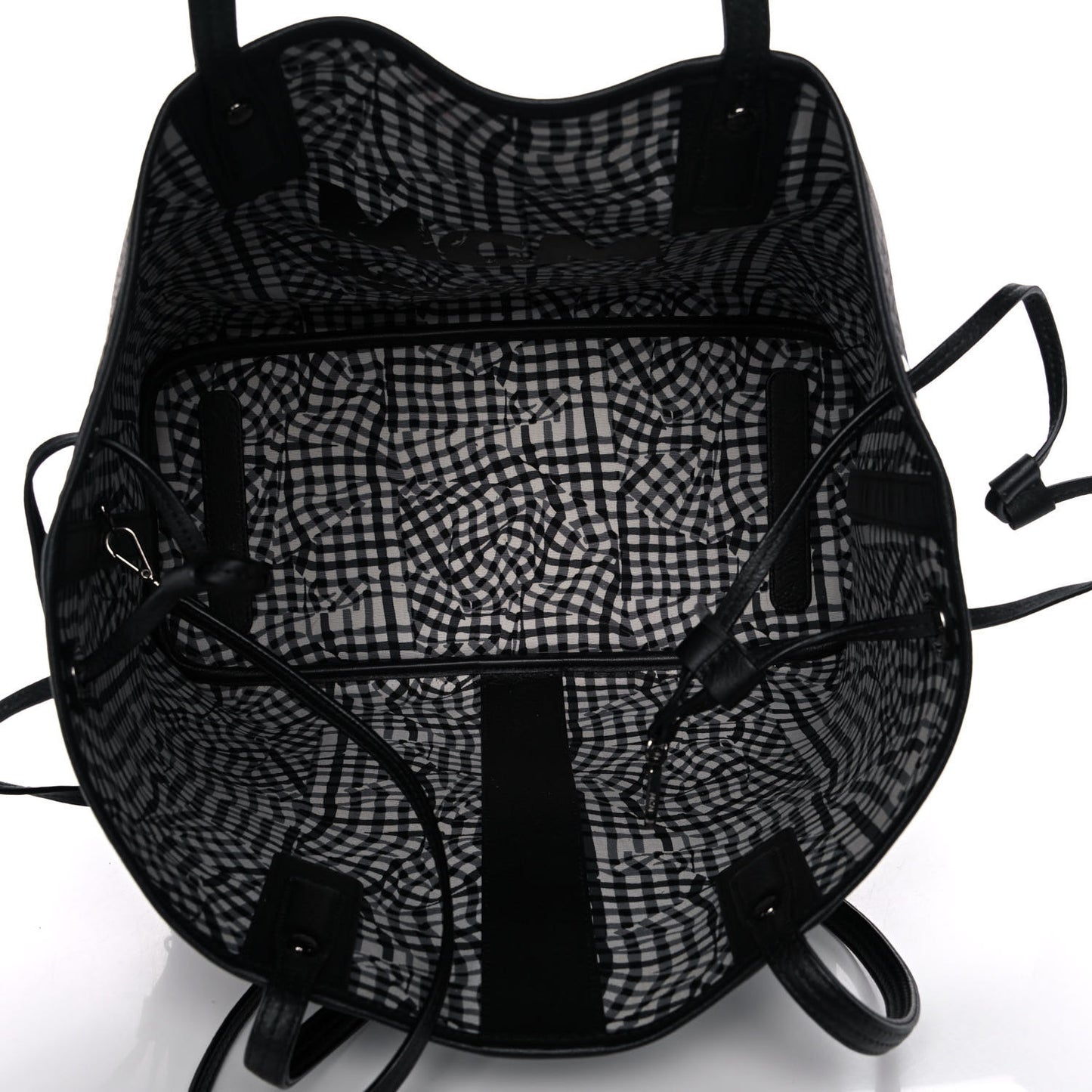 Visetos Medium Liz Reversible Shopper Tote Black