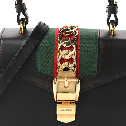 Gucci Calfskin Small Sylvie Shoulder Bag Brown 8 of 10