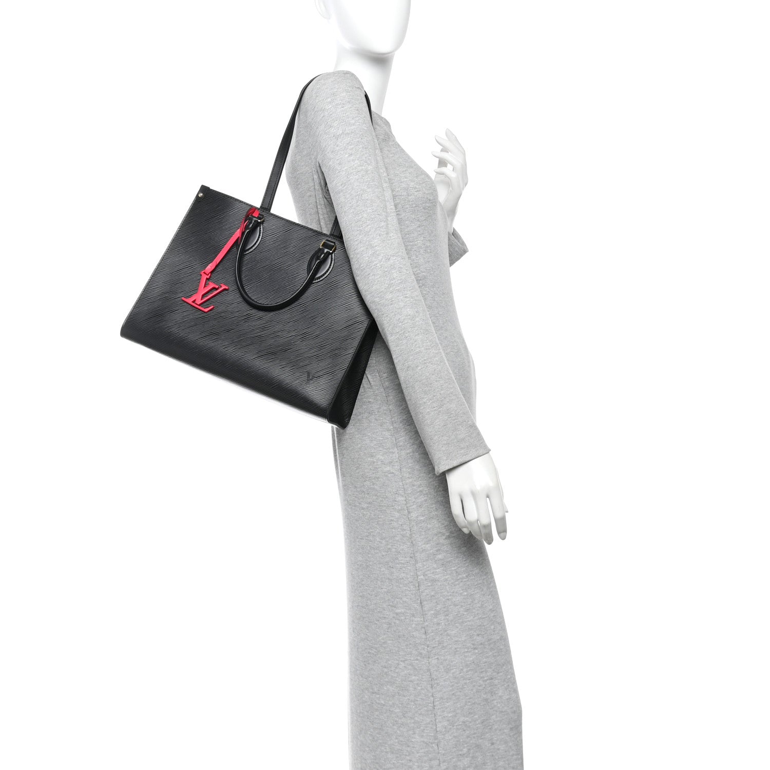 Louis Vuitton Epi Onthego MM Black 2 of 9