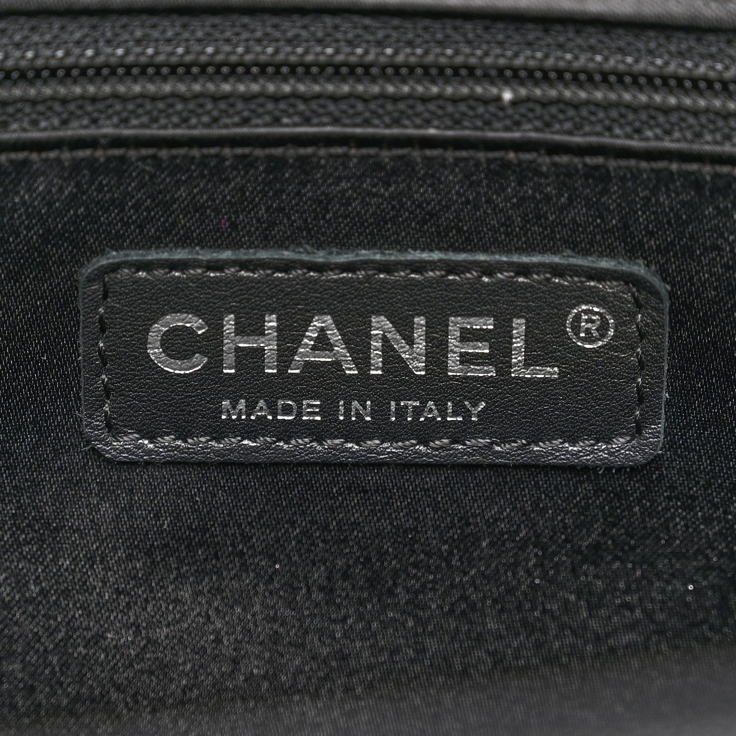 Chanel Caviar Quilted XL Grand Shopping Tote GST Black 6 of 13