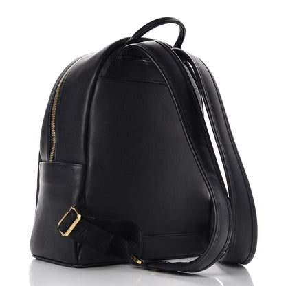 MCM Smooth Calfskin Radial Studded Stark Small Backpack Black 5 of 26