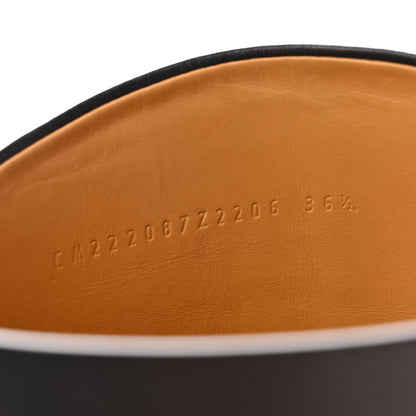 Hermes Calfskin Faustine Boots 36.5 Black 7 of 9