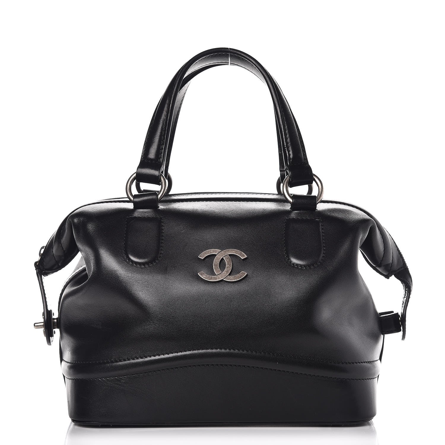 Chanel Calfskin CC Bowler Black 1 of 10