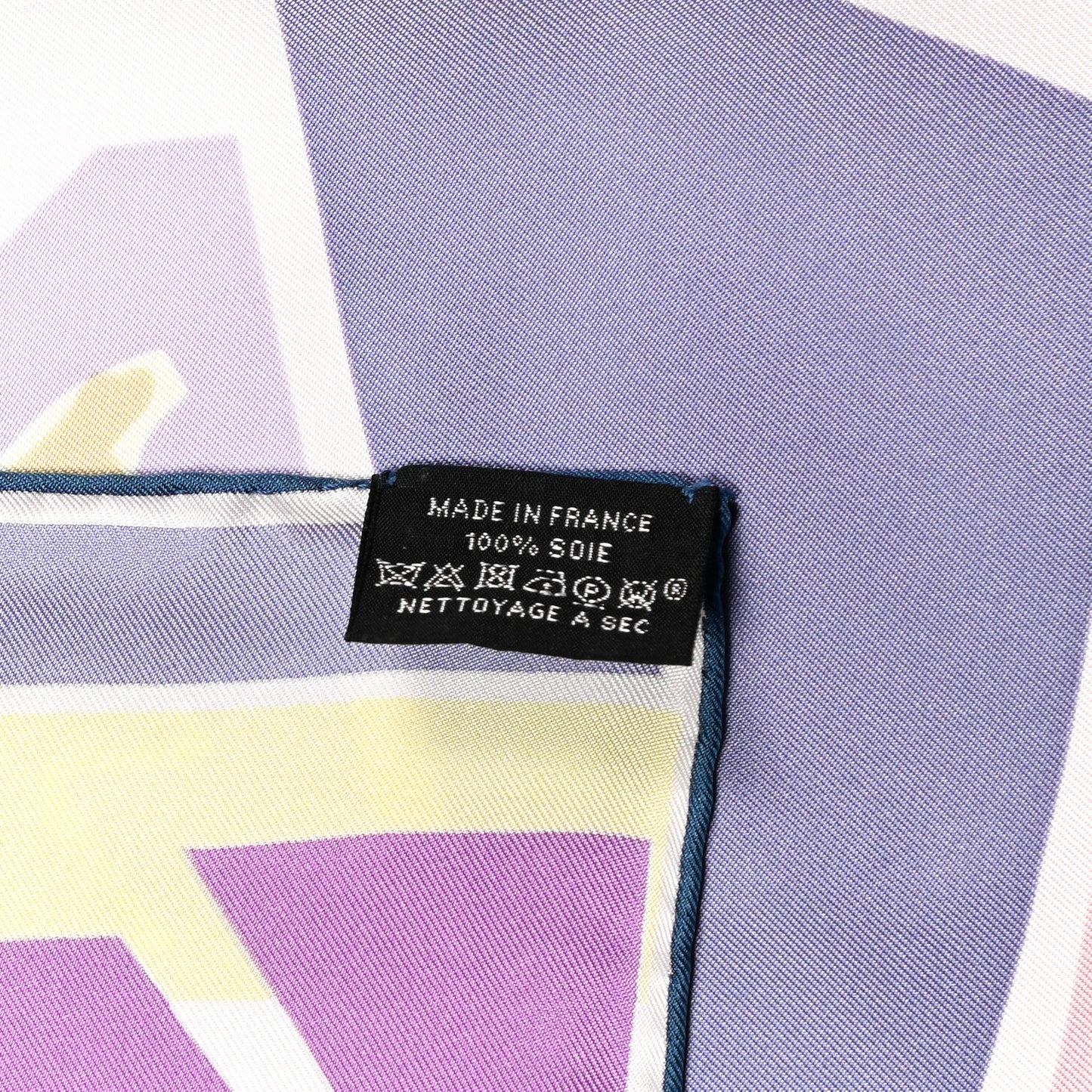 Silk Jersey Sea Surf and Fun Scarf 90 Rose Pale Mauve Jaune Soufre