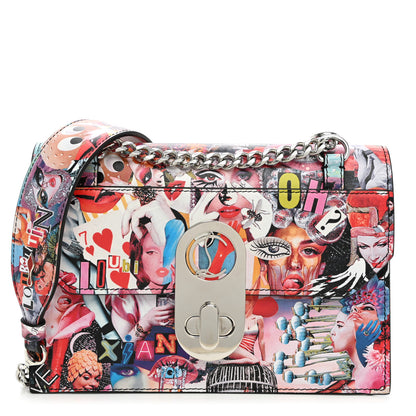 Christian Louboutin Calfskin Patent Sneakers Sole Printed Small Elisa Loubi Multicolor 1 of 11