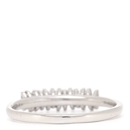 Suzanne Kalan 18K White Gold Diamond Classic Stacker Ring 49 4.75 3 of 5