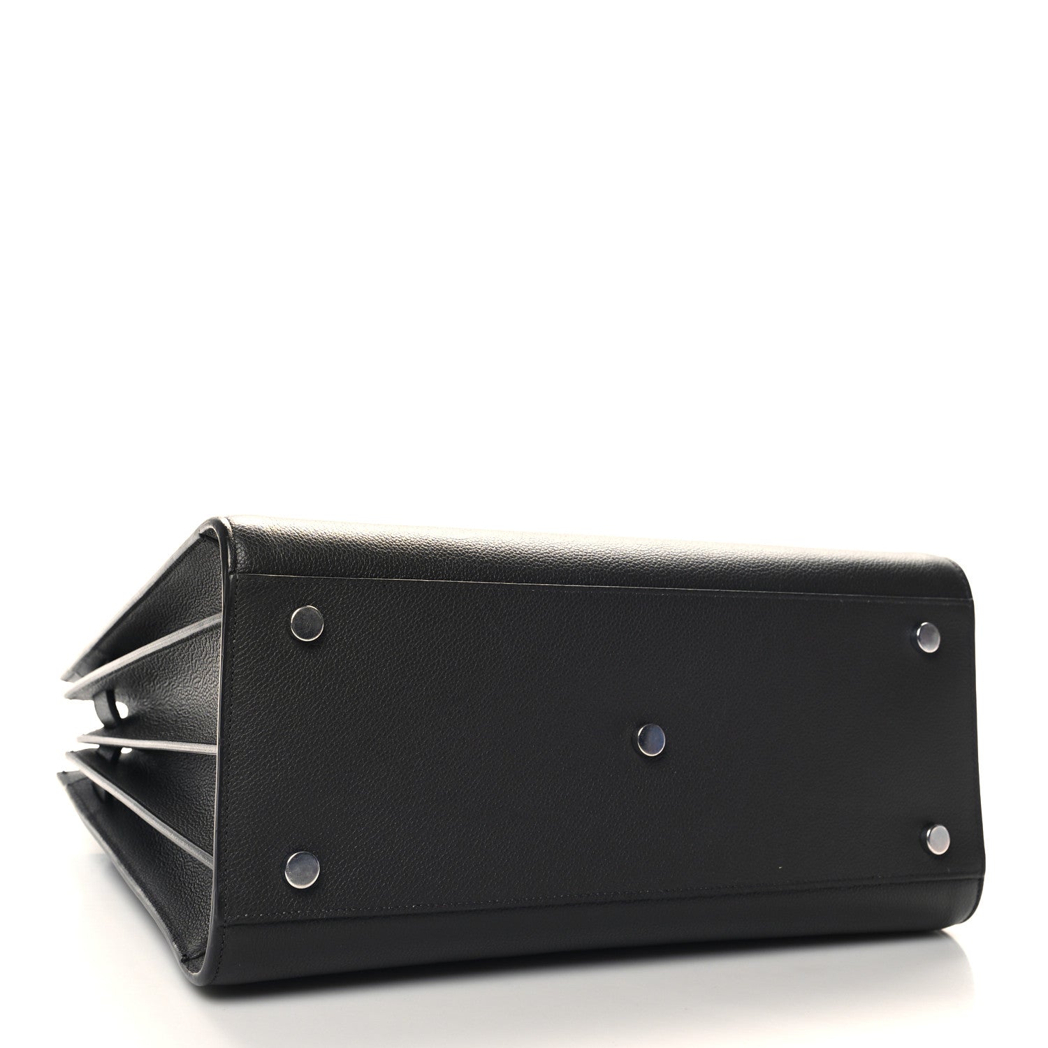 Saint Laurent Grained Calfskin Small Sac De Jour Fog 4 of 11