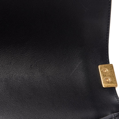 Chanel Calfskin Quilted Medium Boy Flap Black 10 of 12