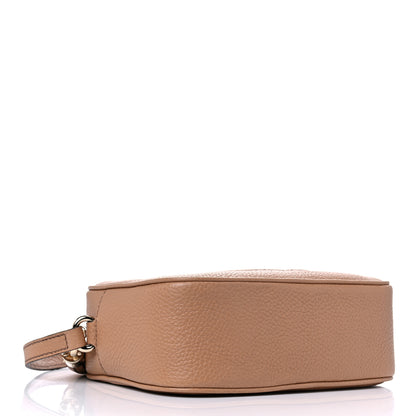 Gucci Pebbled Calfskin Small Soho Disco Bag Camelia 4 of 10