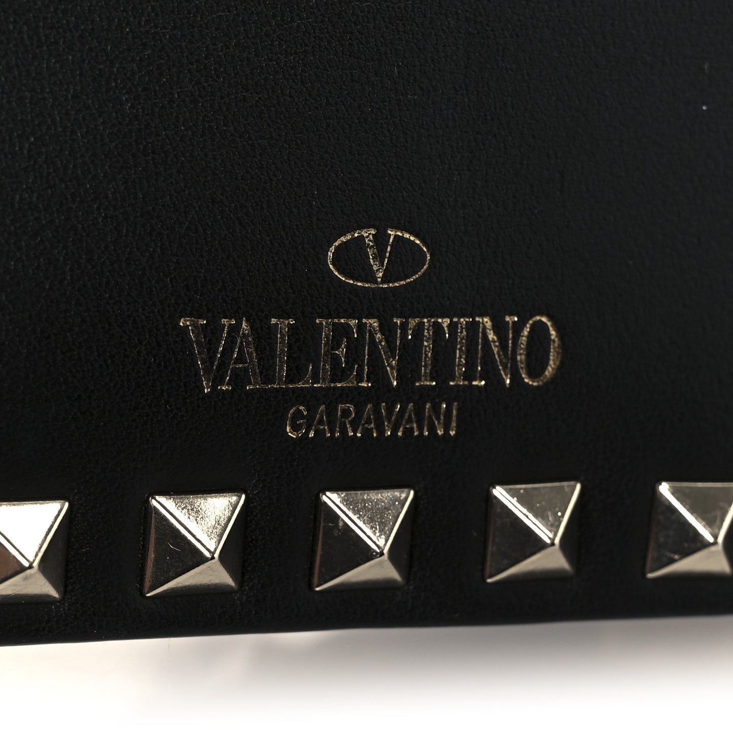 Vitello Micro Rockstud Tote Black