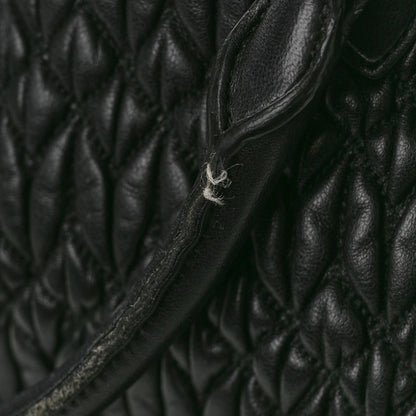 Miu Miu Nappa Matelasse Swarovski Crystal Tote Black 11 of 12