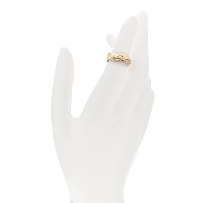Cartier 18K Pink Yellow White Gold Classic Trinity Ring 47 4 2 of 6