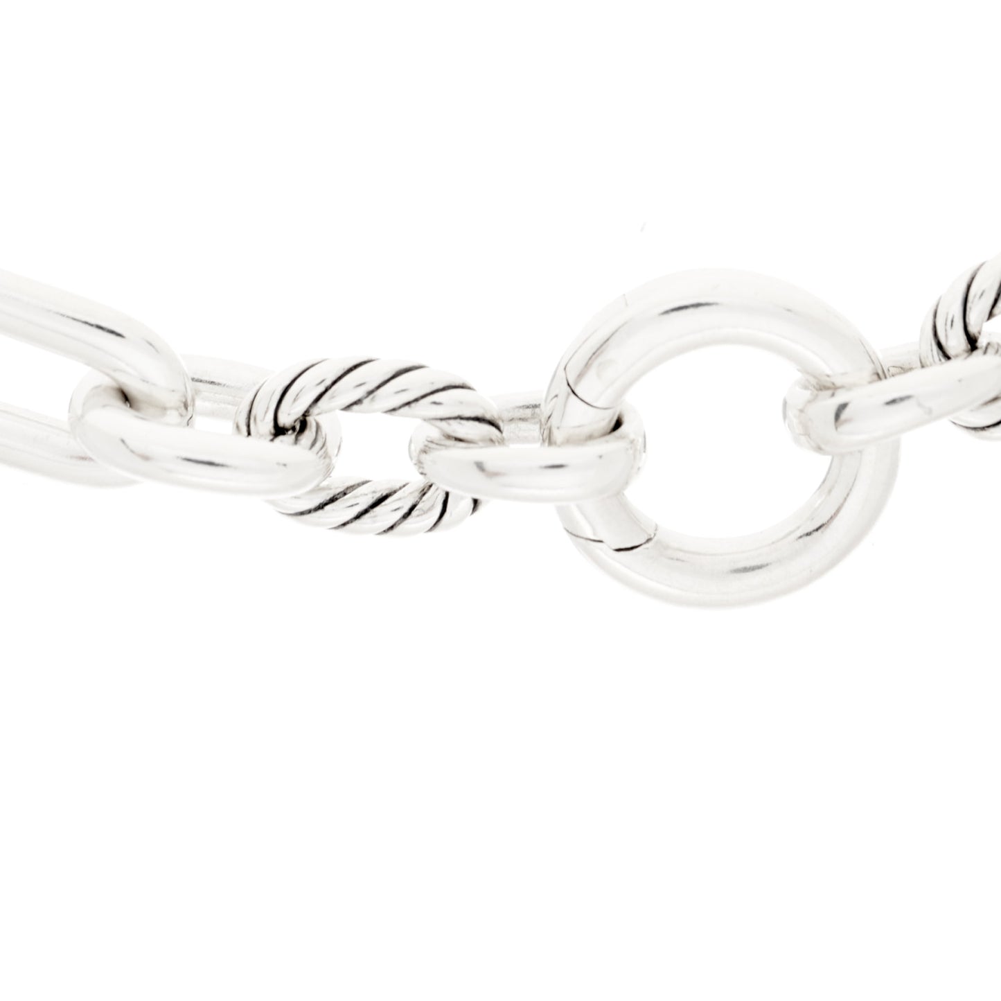 Sterling Silver 9.8mm Lexington Chain Necklace 21"