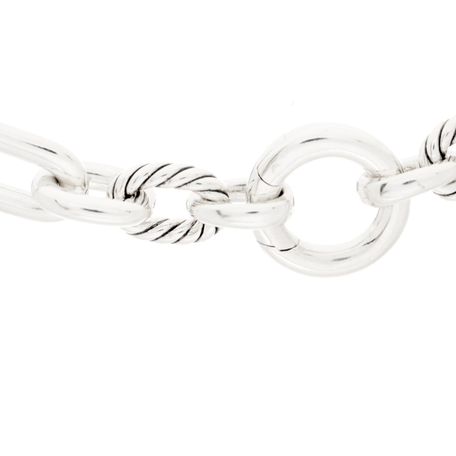 David Yurman Sterling Silver 9.8mm Lexington Chain Necklace 21" 4 of 5