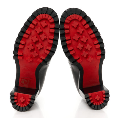 Christian Louboutin Calfskin Marchacroche 70 Chelsea Boots 36 Black 6 of 8