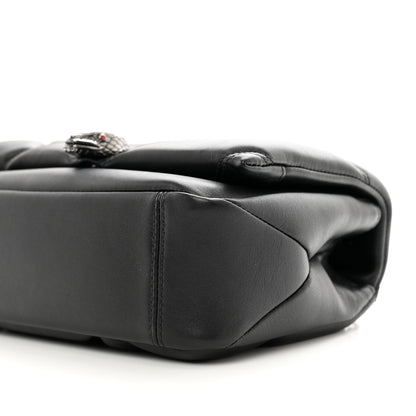 Bulgari Calfskin Matelasse Mini Serpenti Cabochon Crossbody Bag Black 10 of 11