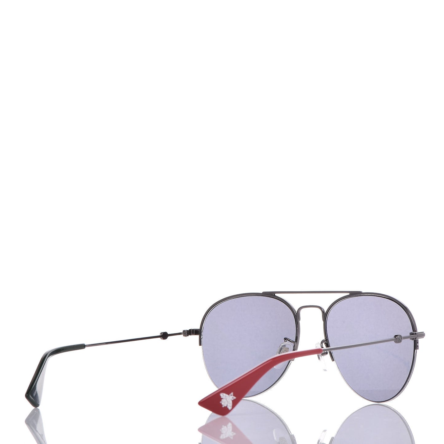 Aviator Sunglasses GG0107/S Green Red