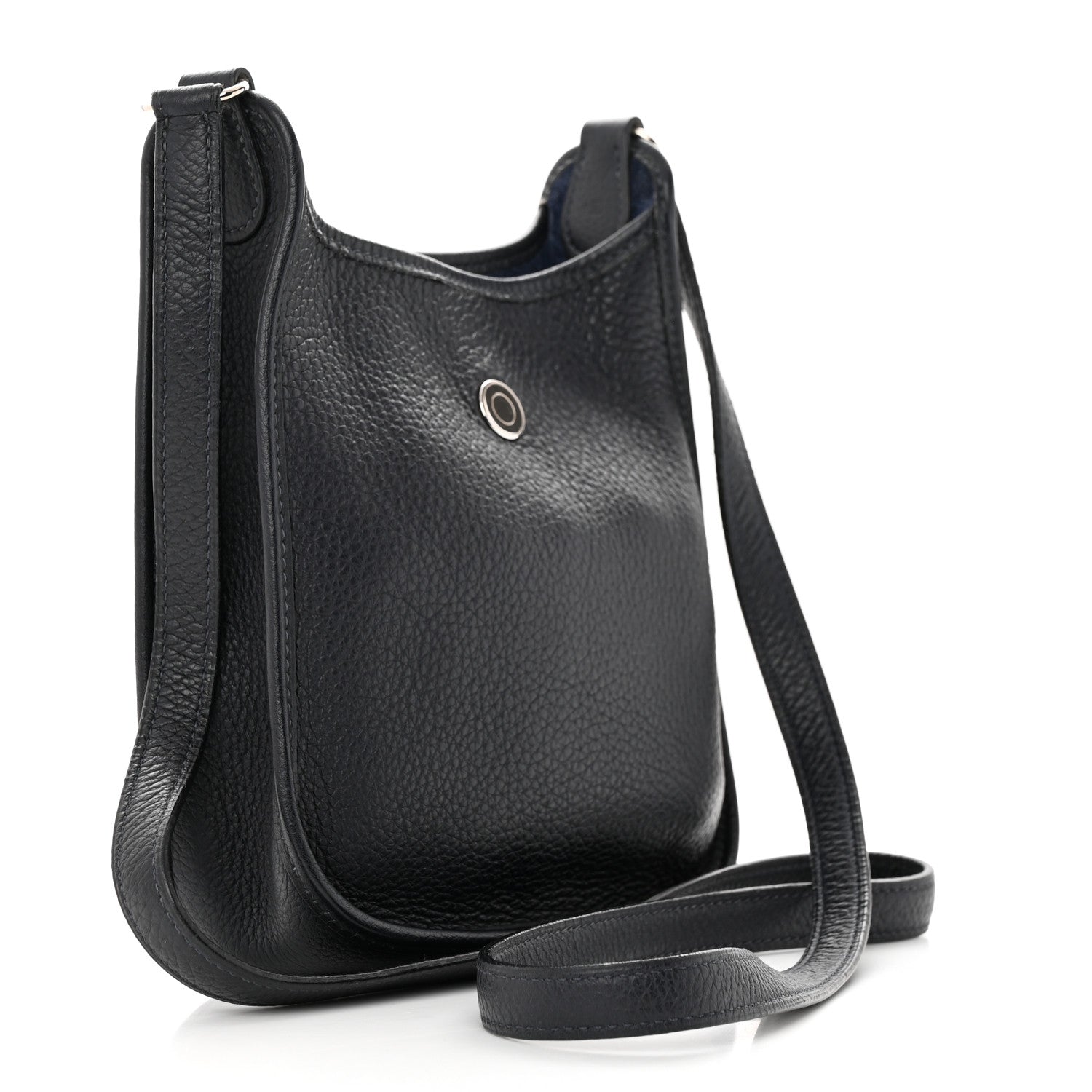 Hermes Taurillon Clemence Vespa TPM Bleu Indigo 3 of 13