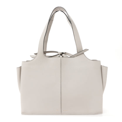 Celine Supple Natural Calfskin Medium Tri-Fold Bag Pearl Grey 1 of 11