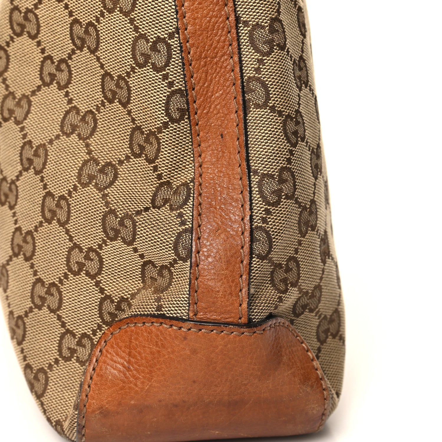 Gucci Monogram Medium Marrakech Hobo Camel 13 of 14