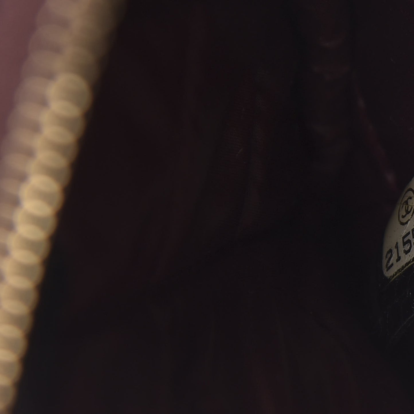 Caviar Quilted Small Cosmetic Case Black