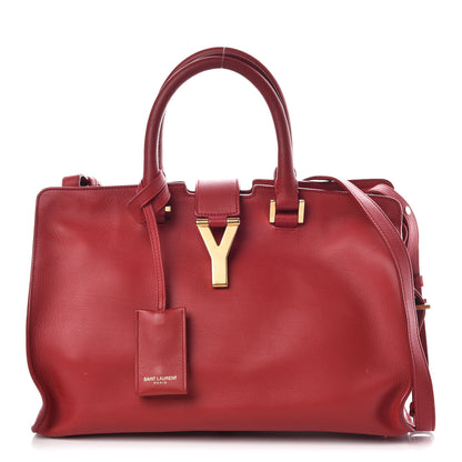 Saint Laurent Calfskin Small Classic Y Cabas Red 1 of 13