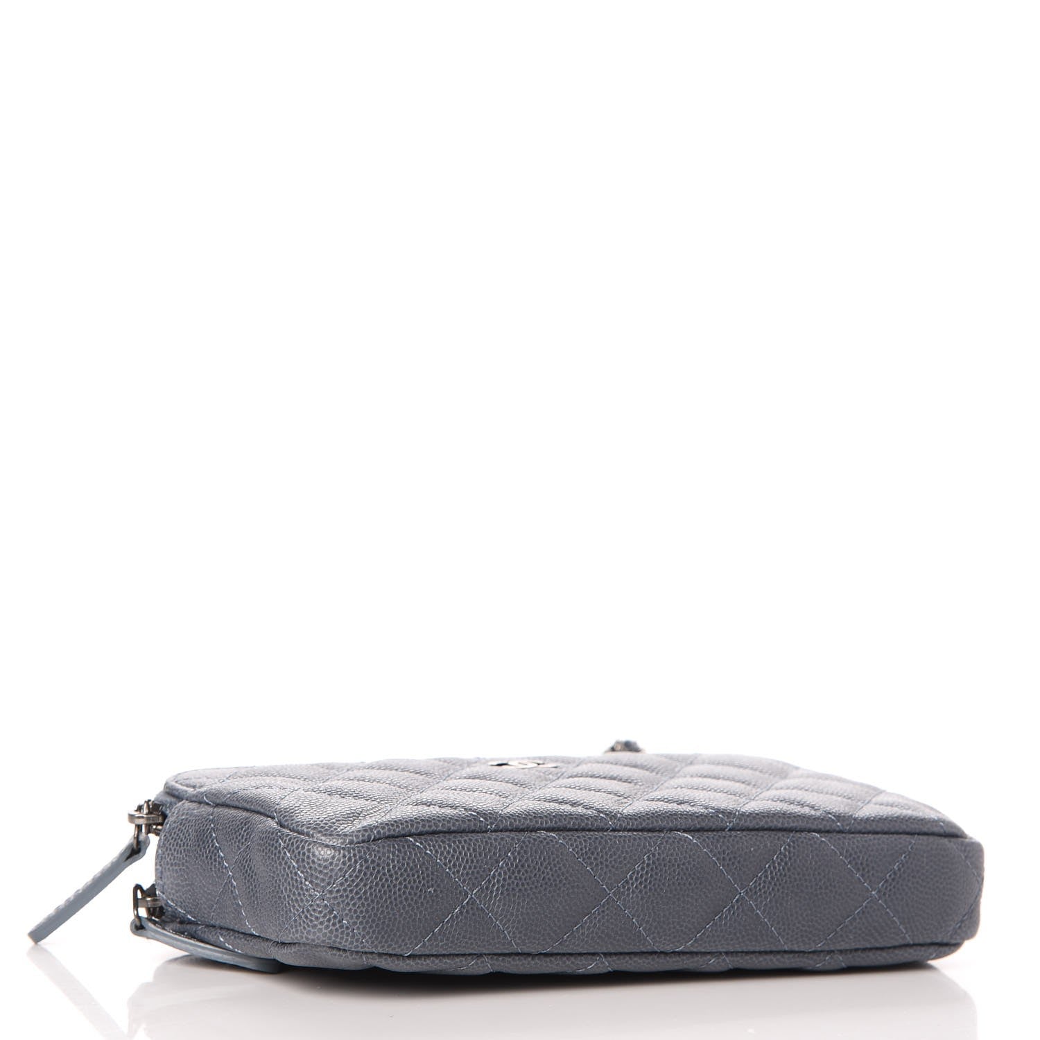 Chanel Caviar Quilted Small Clutch With Chain Grey 5 of 11