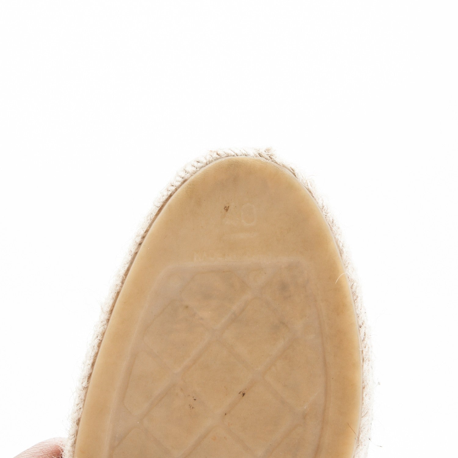 Chanel Lambskin CC Espadrilles 40 Dark Navy 8 of 10