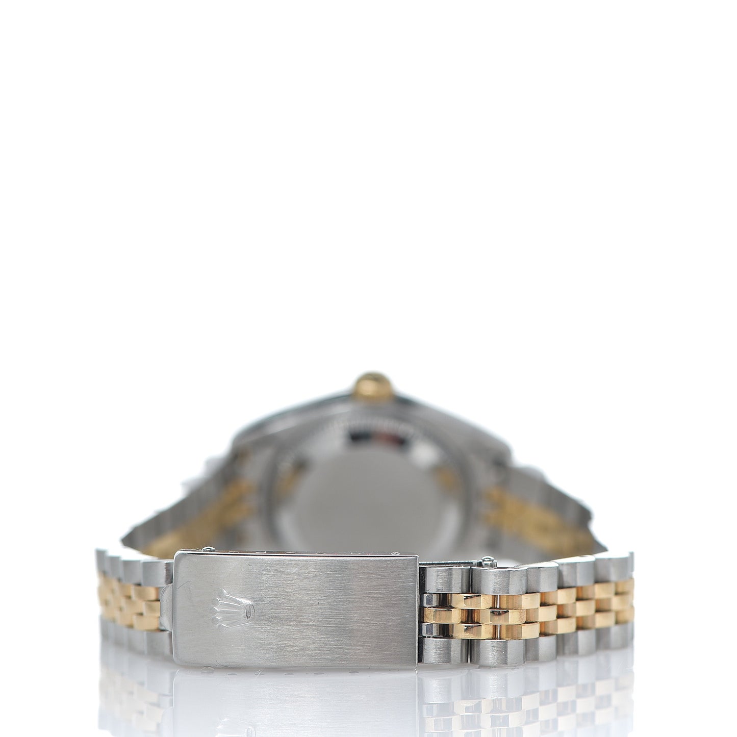 Stainless Steel 18K Yellow Gold Diamond 26mm Oyster Perpetual Datejust Watch White 79173
