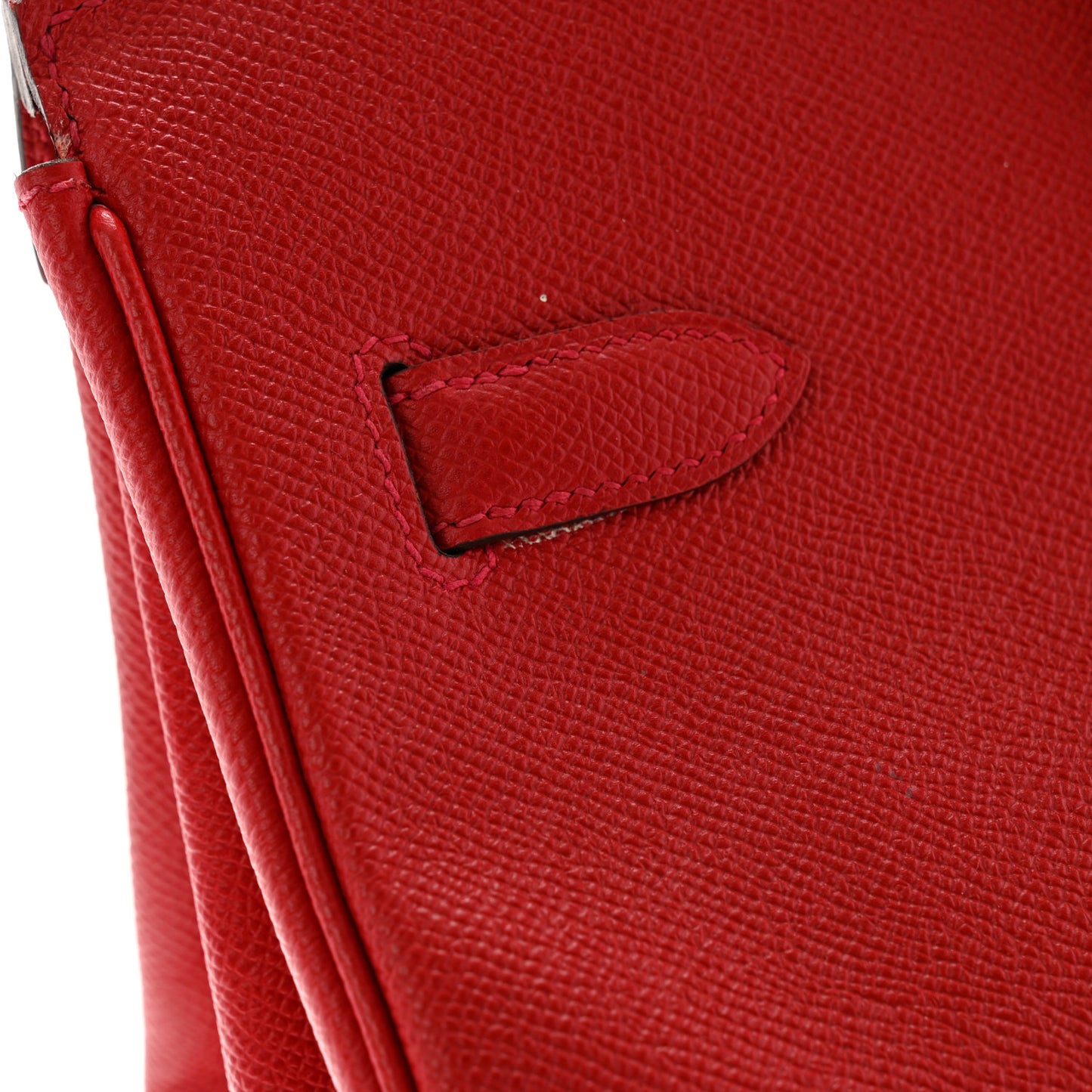 Epsom Birkin 35 Rouge Casaque