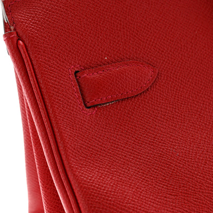 Hermes Epsom Birkin 35 Rouge Casaque 13 of 13