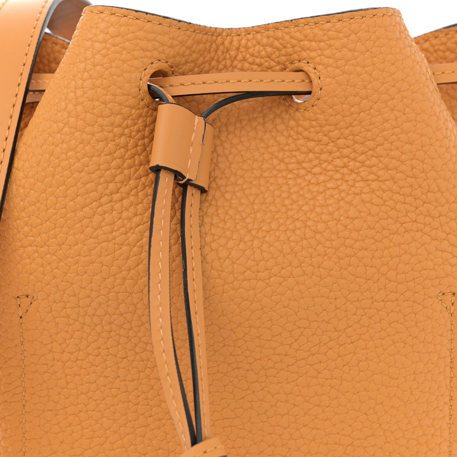 Loewe Calfskin Small Balloon Bucket Bag Yellow 8 of 10