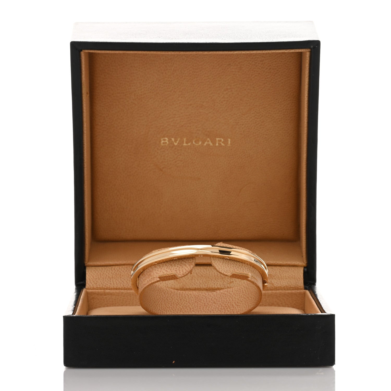 Bulgari 18K Yellow Gold Narrow B.Zero1 Bangle Bracelet S 5 of 5