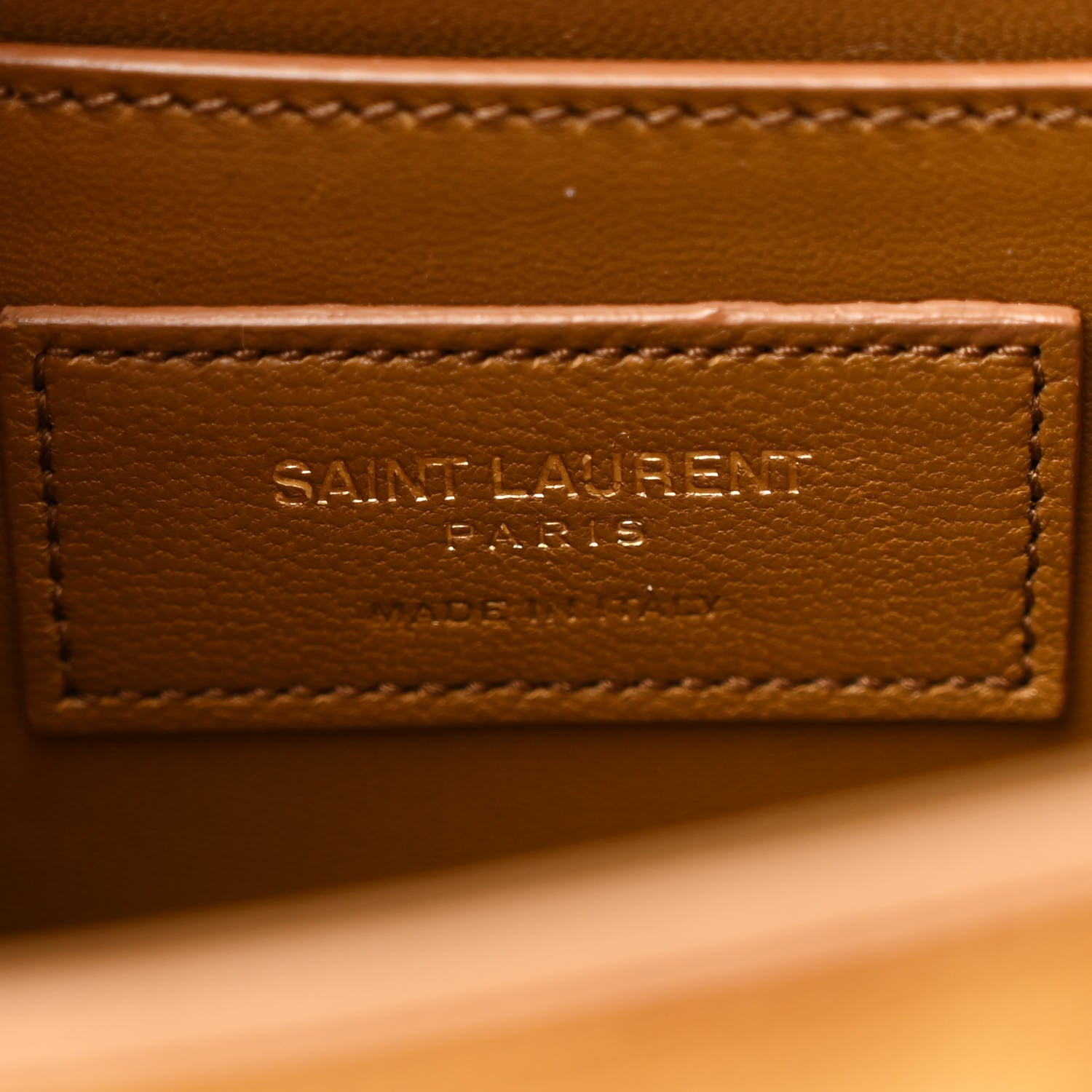Saint Laurent Suede Small Classic Monogram Kate Tassel Satchel Light Ochre 6 of 10