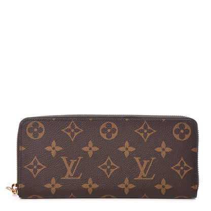 Louis Vuitton Monogram Clemence Wallet Rose Ballerine 1 of 7