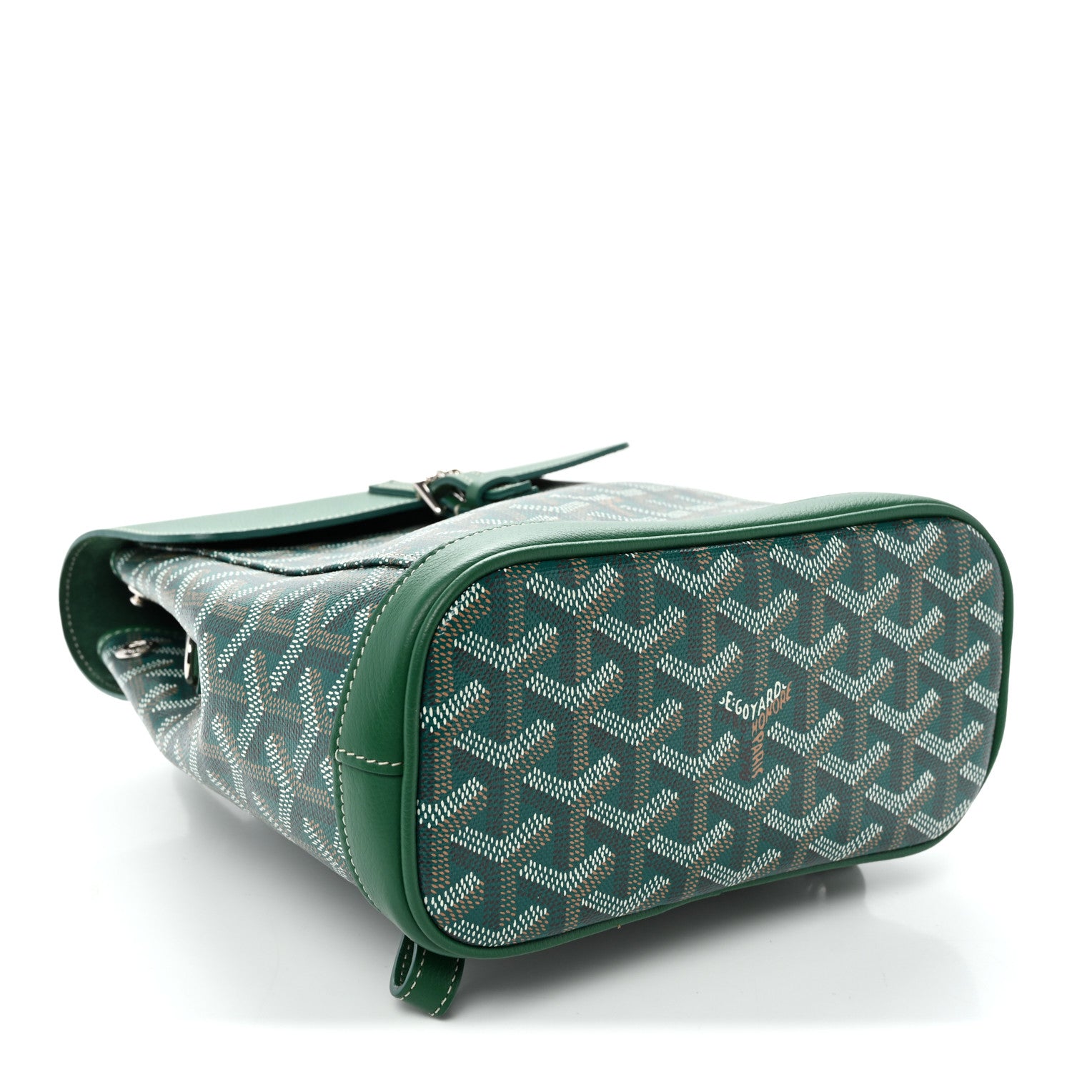 Goyard Goyardine Calfskin Mini Alpin Backpack Green 4 of 10