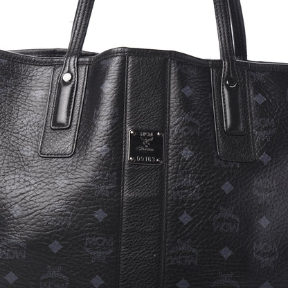 MCM Visetos Medium Liz Reversible Shopper Tote Black 13 of 18