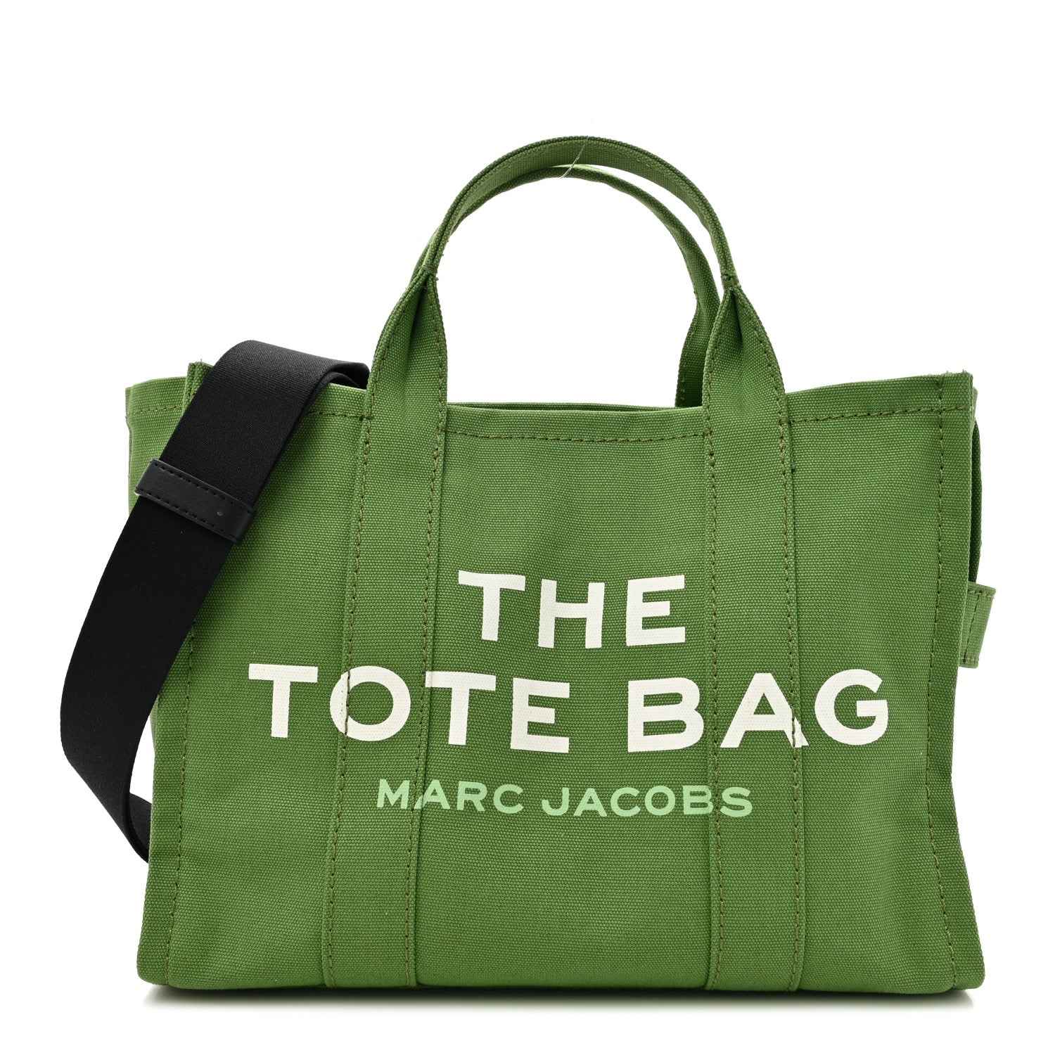 Marc Jacobs Cotton Canvas Medium The Traveler Tote Bag Aloe 1 of 9