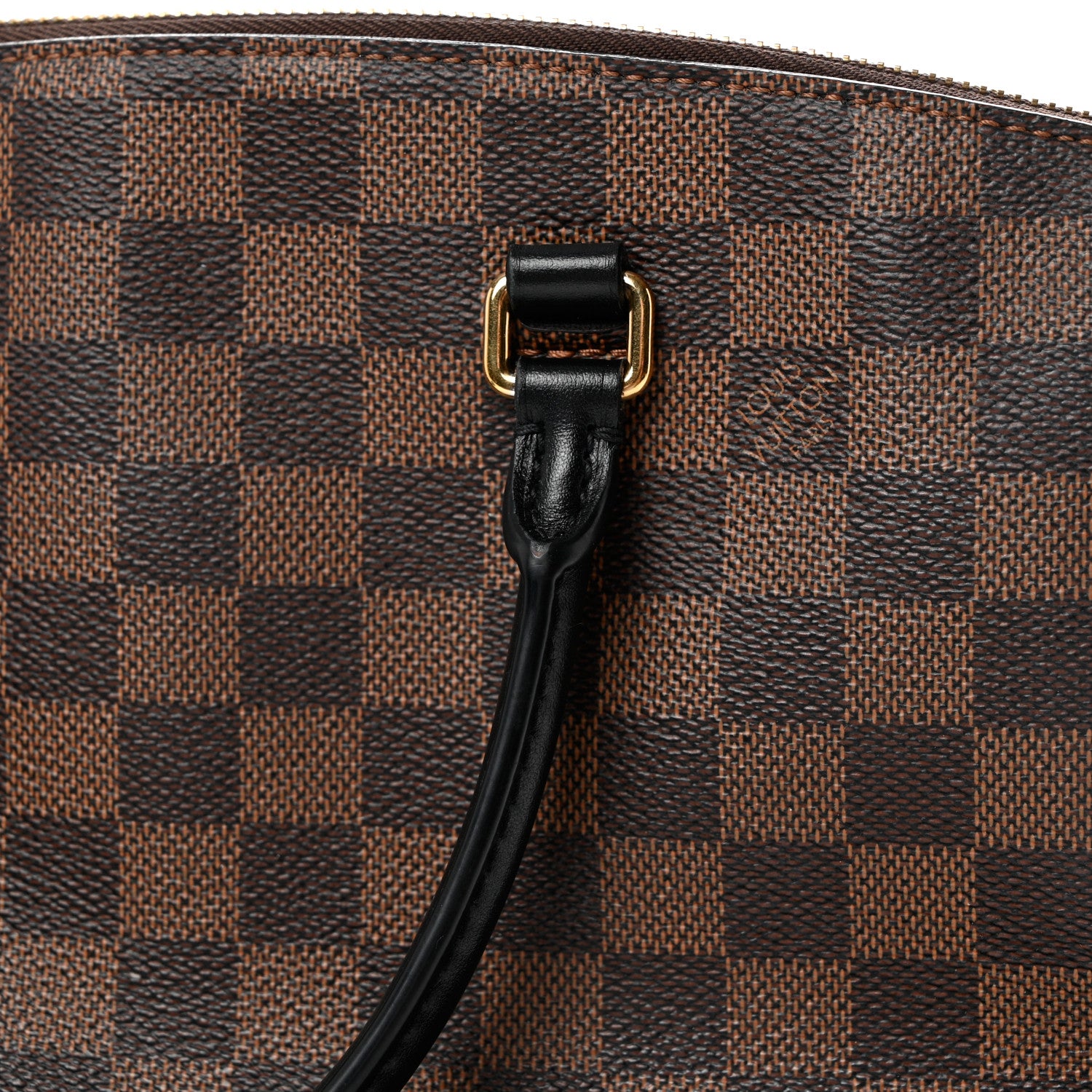 Louis Vuitton Damier Ebene Odeon Tote MM Black 8 of 8