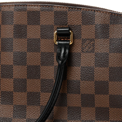 Louis Vuitton Damier Ebene Odeon Tote MM Black 8 of 8