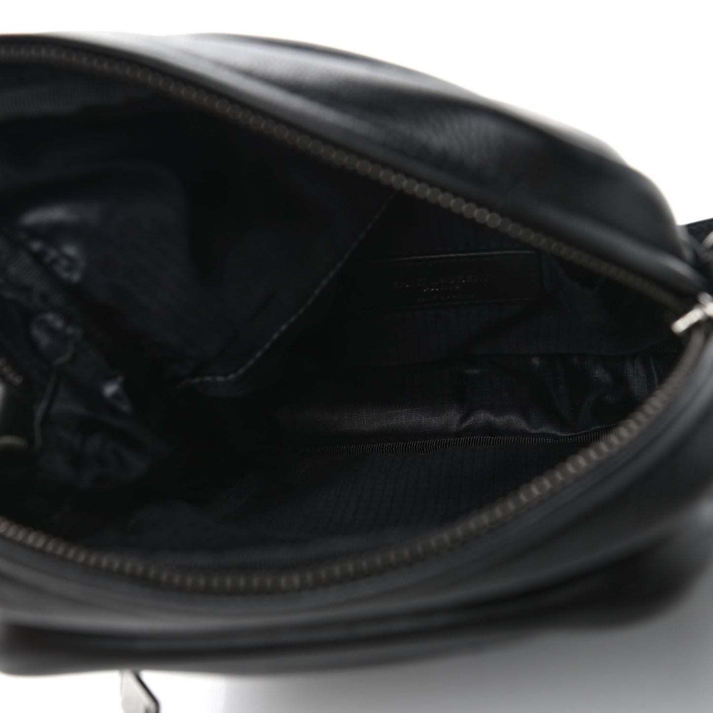 Lambskin Sid Messenger Bag Black